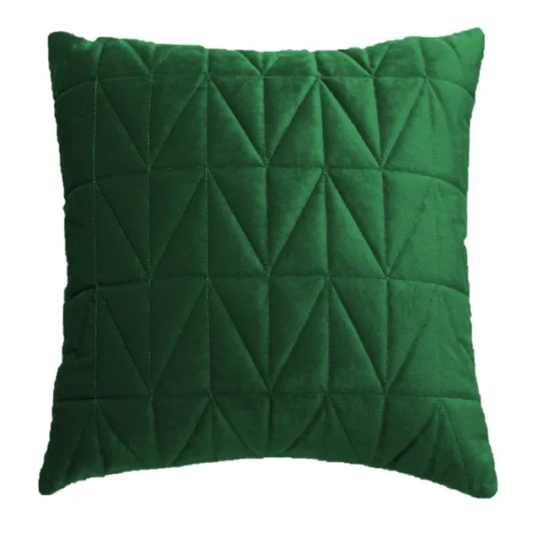 Sammet Quilt Mörkgrön